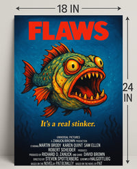Flaws A Parody Deep Dive Poster PosterGoat