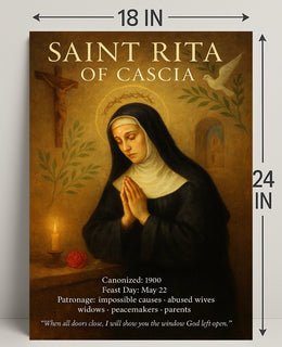 Saint Rita of Cascia Poster PosterGoat