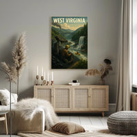 West Virginia Landscape Poster