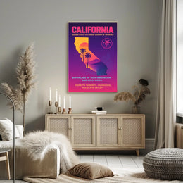 California The Golden State Poster