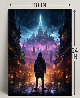 Journey To The Neon City Poster
