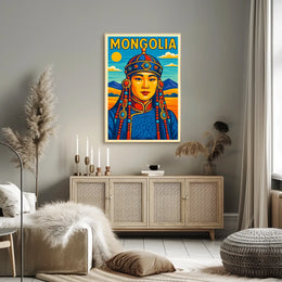 Mongolia Cultural Heritage Poster