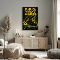 Jamaica Womens Bobsleigh Poster