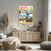 Hello from the Genfersee-Gebiet Poster