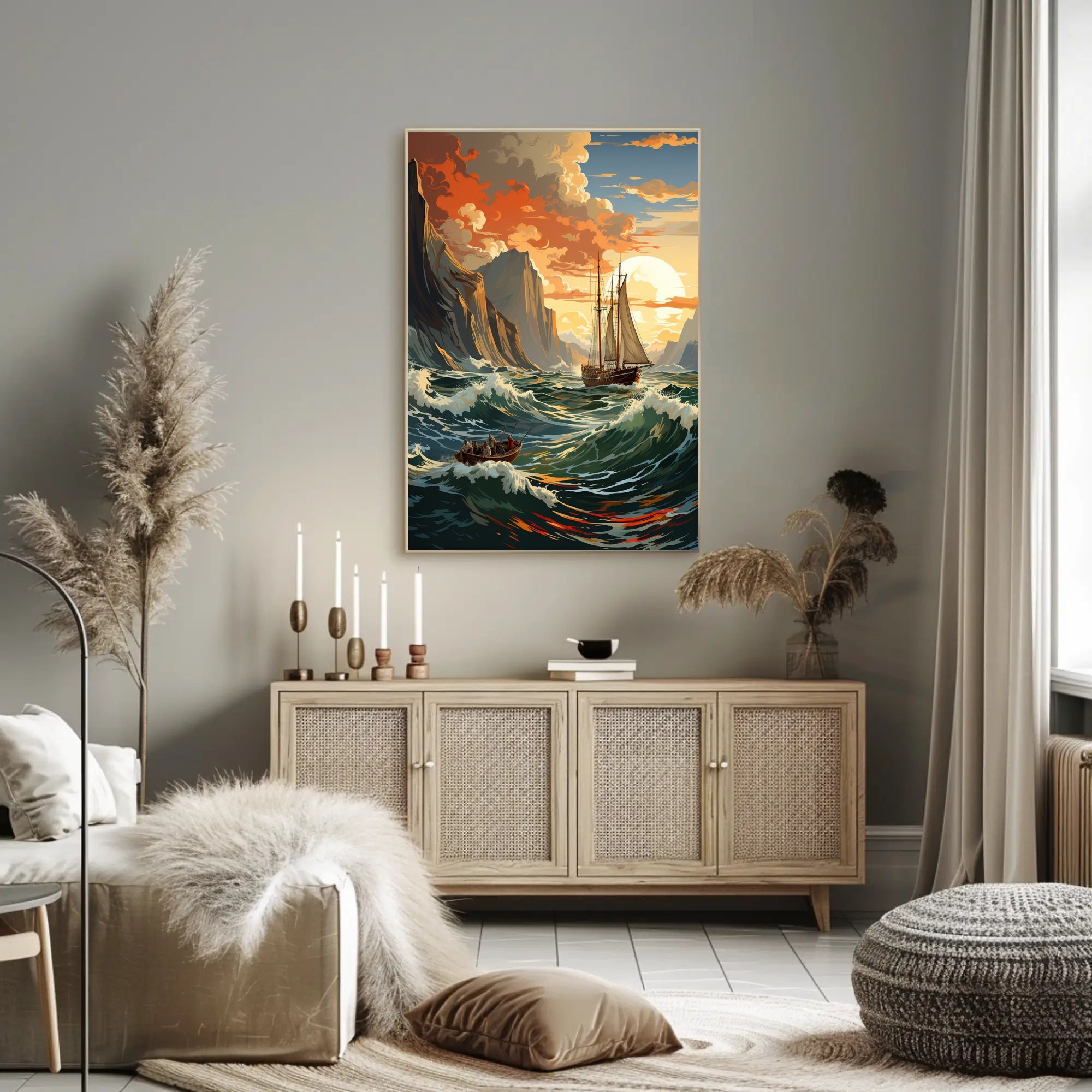 Voyage At Sea Poster PosterGoat