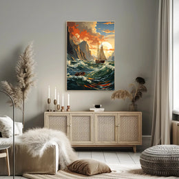 Voyage At Sea Poster PosterGoat