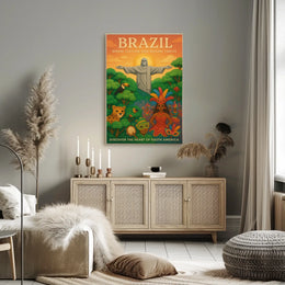 Discover the Heart of South America Poster