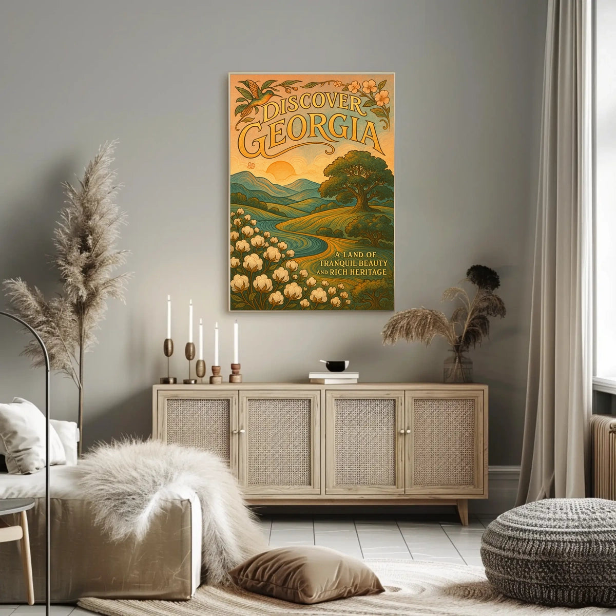 Discover Georgia Poster