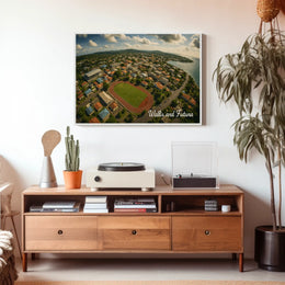 Wallis and Futuna Aerial View Poster