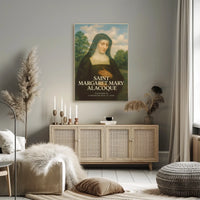 Saint Margaret Mary Alacoque Poster