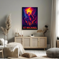 St. Michael The Warrior Archangel Poster