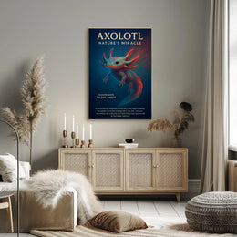 Axolotl Natures Miracle Poster