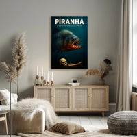 Piranha A Dangerous Breed of Terror Poster PosterGoat