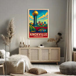 Knoxville, Tennessee A Vibrant Poster