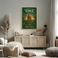 Discover The Heart Of Iowa Poster