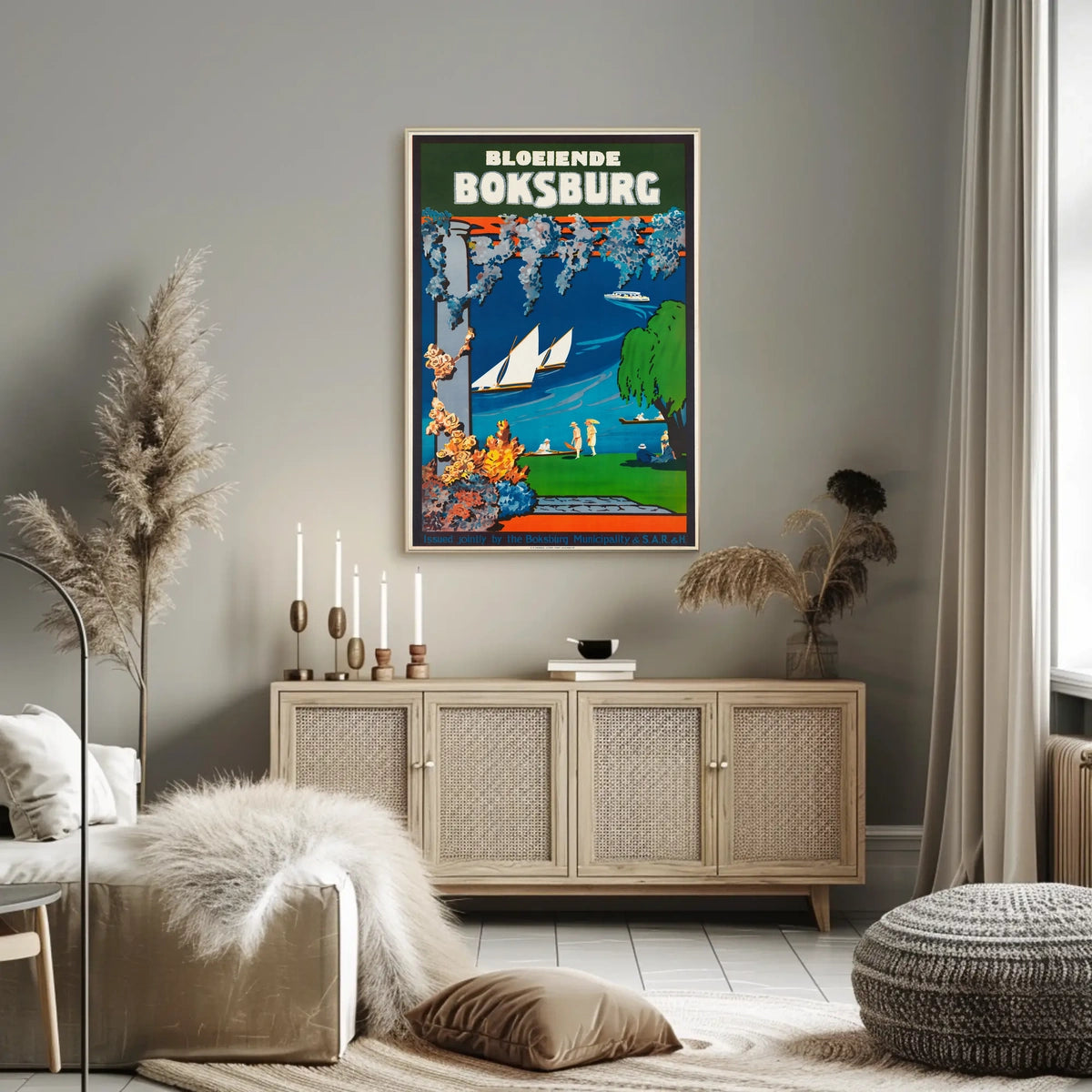 Bloeiende Boksburg Poster