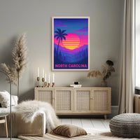 North Carolina Sunset Poster