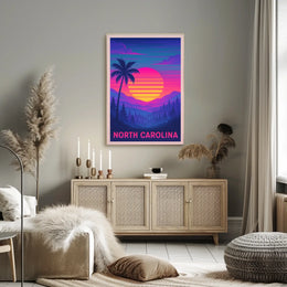North Carolina Sunset Poster