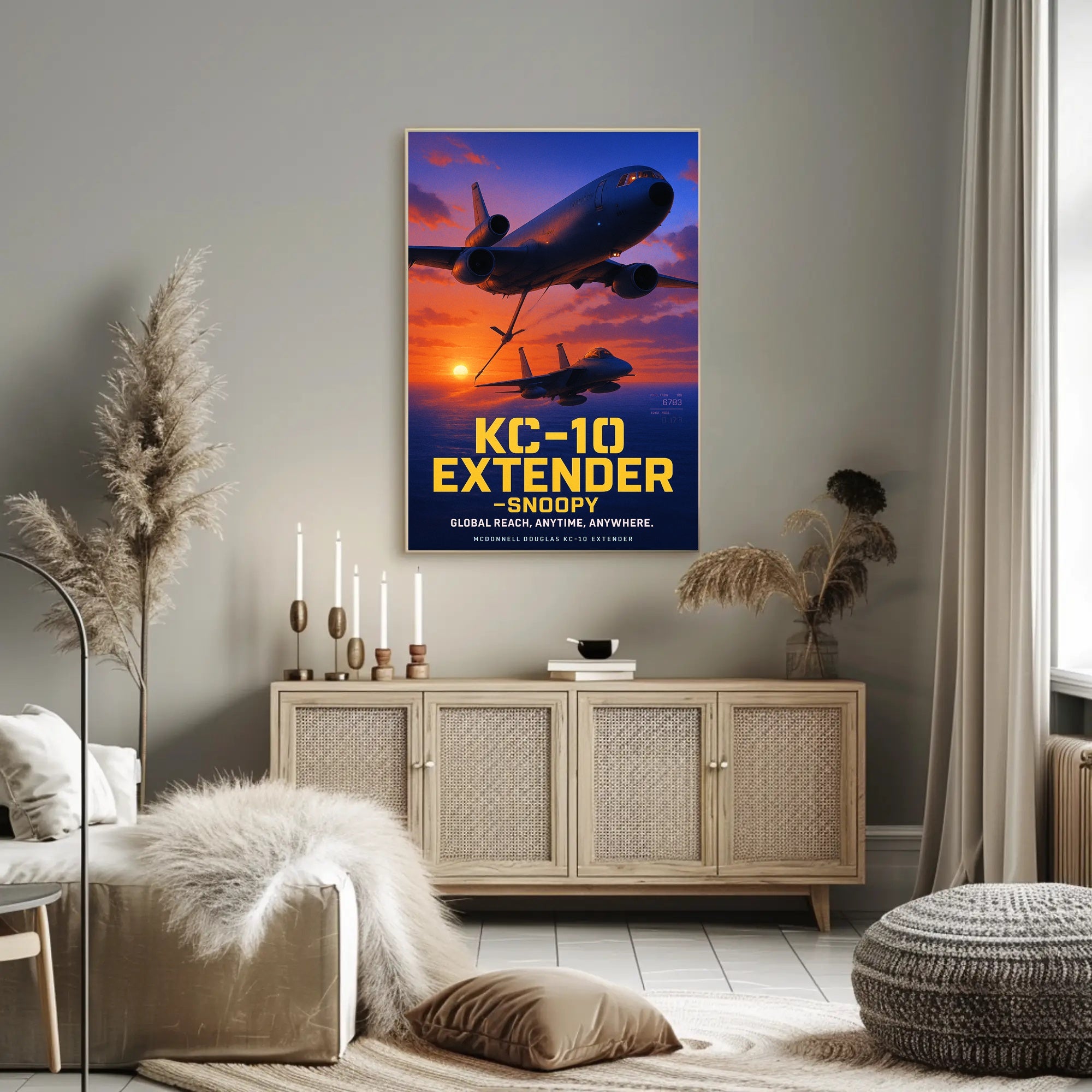KC-10 Extender Snoopy Poster PosterGoat