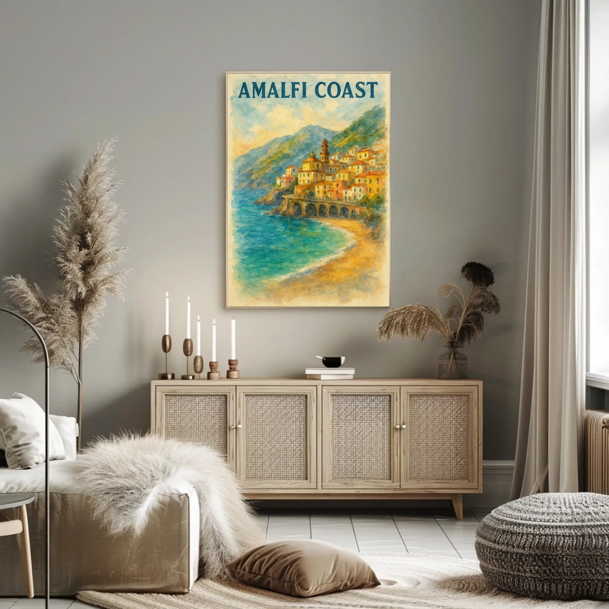 Amalfi Coast Scenic Beauty Poster