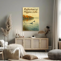 Reflections of Higgins Lake Nature-Themed Poster