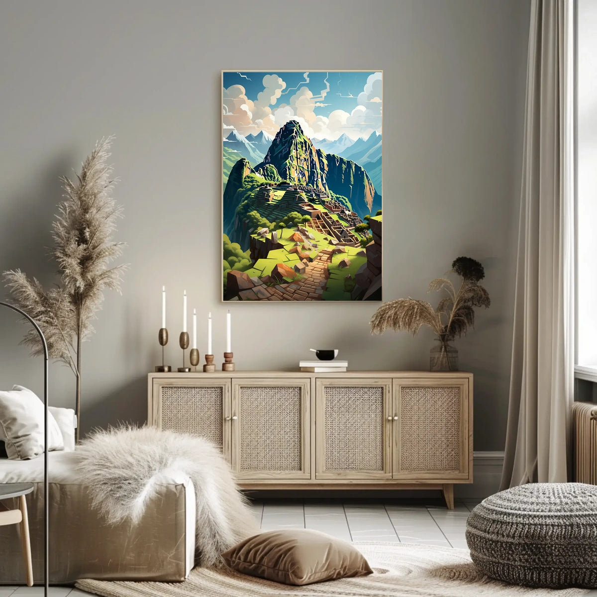 Machu Picchu Adventure Travel Poster