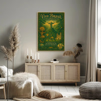 Viva Brasil A Land of Vibrant Culture Poster