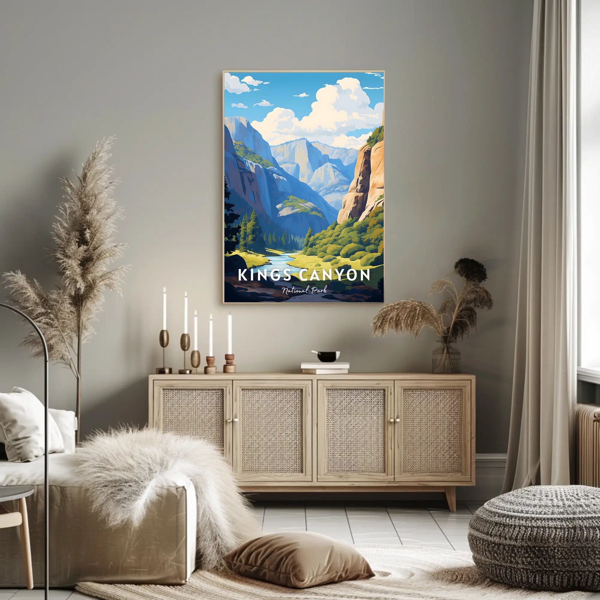 Kings Canyon Scenic Adventure National Park Poster