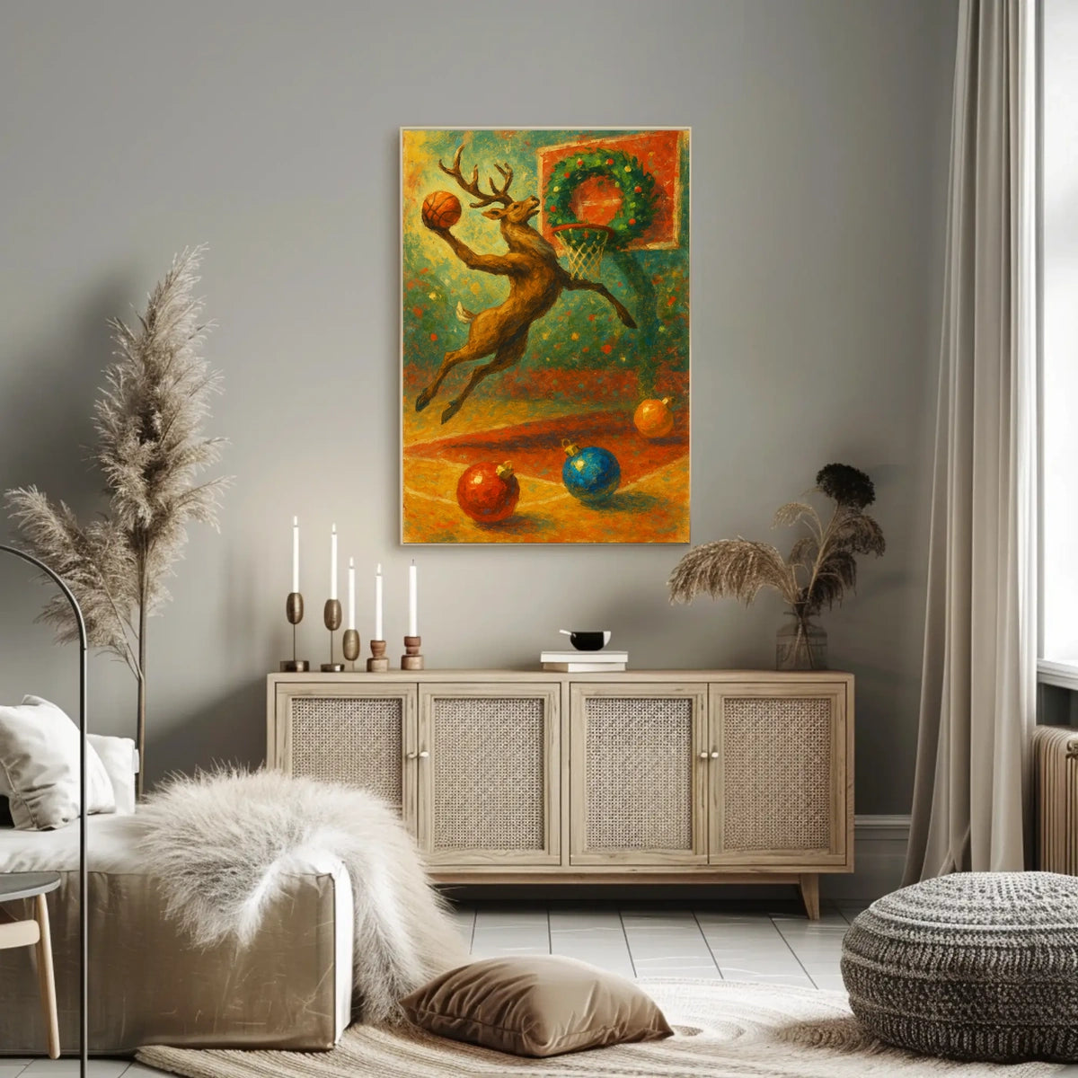 Holiday Hoops Poster