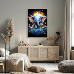 Elephant Dreams A Whimsical Fantasy Landscape