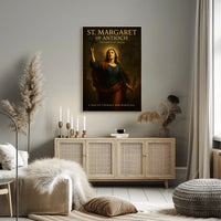 St. Margaret of Antioch Triumph of Faith Poster