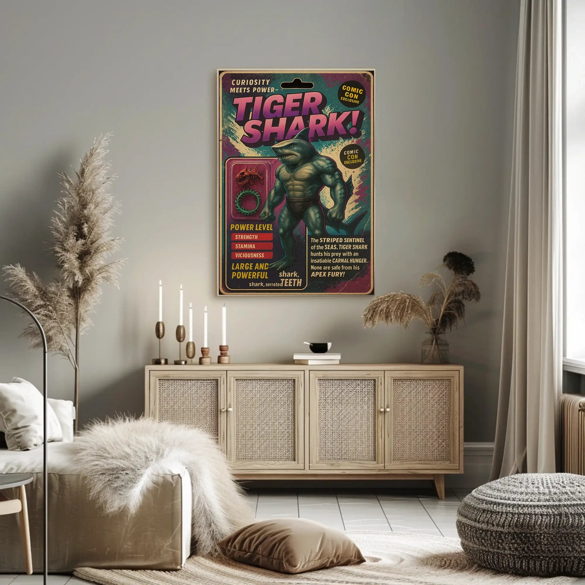 Tiger Shark Comic Con Exclusive Poster
