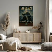 Loose Lips Might Sink Ships Poster
