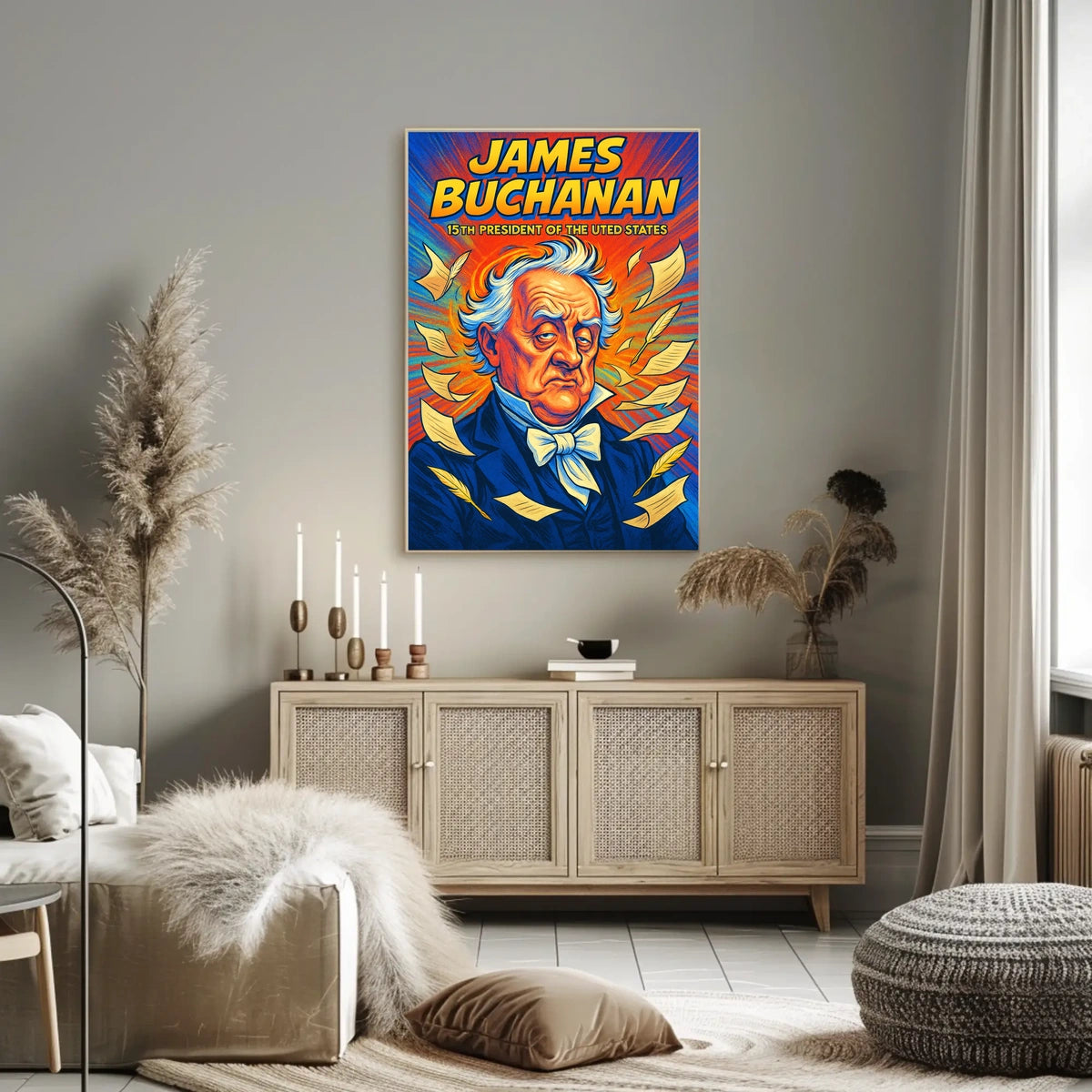 James Buchanan 15th President Poster