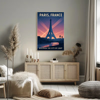Discover Paris The City Of Light Poster