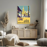 Ski In CanadaS Laurentian Mountains Poster