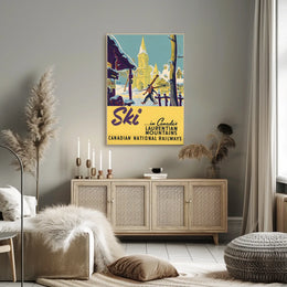 Ski In CanadaS Laurentian Mountains Poster