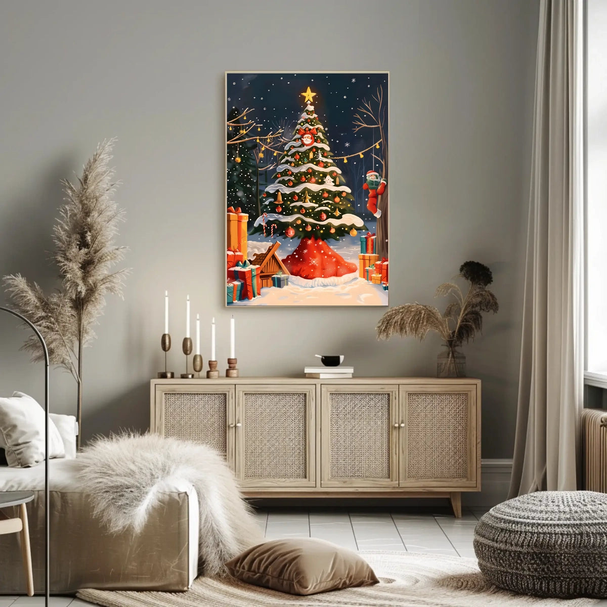 Festive Christmas Wonderland Poster
