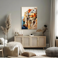 Cliffside Abodes Poster