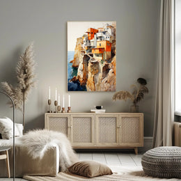 Cliffside Abodes Poster