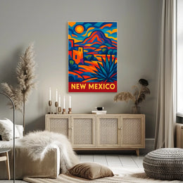 New Mexico Vibrant Landscapes Wanderlust Poster