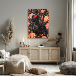 Floral Majesty Wall Art Print for Home Decor