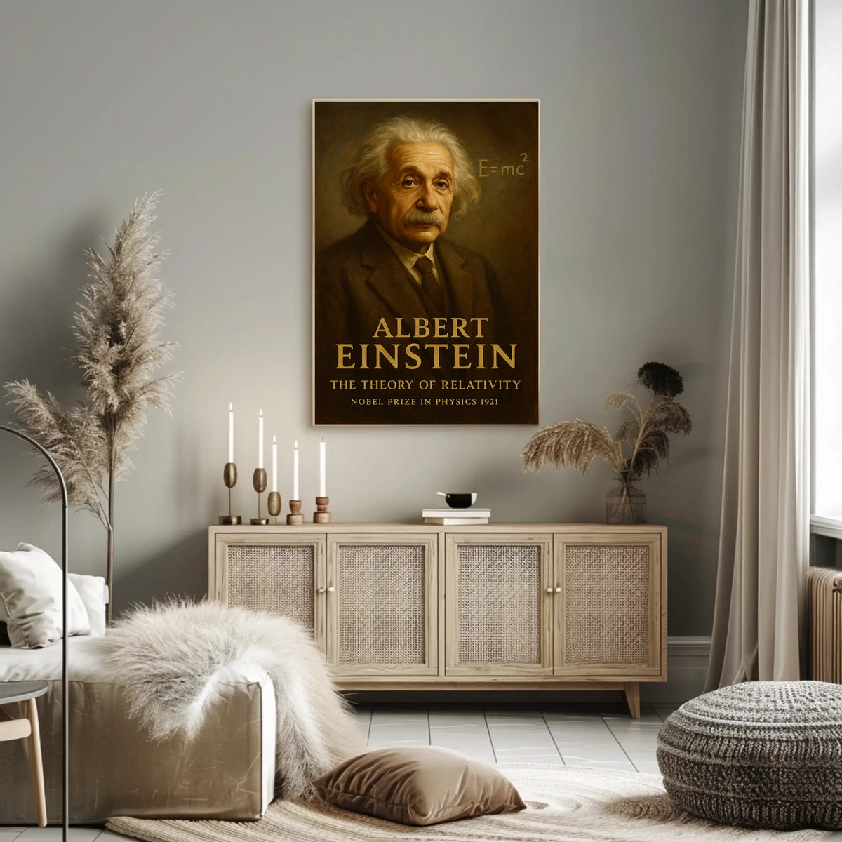 Albert Einstein The Theory Of Poster