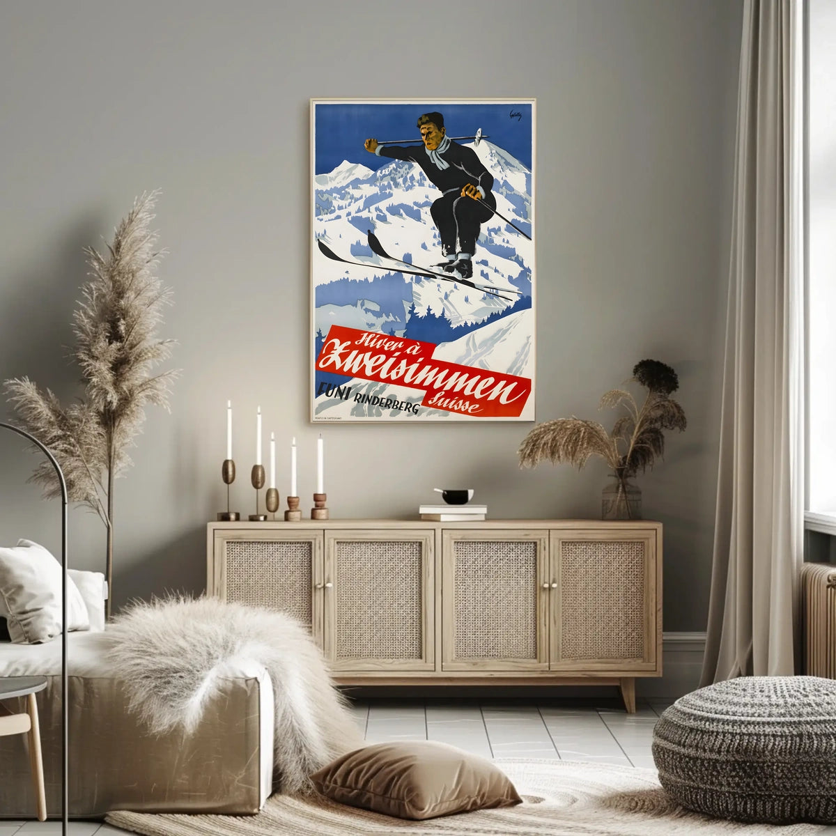 Winter In Zweisimmen Poster