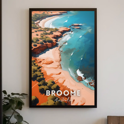 Broome Coastal Australia Travel Poster