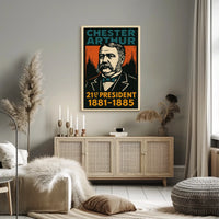 Chester Arthur 21st President Poster