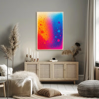 Colorful Splatter Art Poster