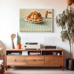 Cozy Breakfast Setting Poster