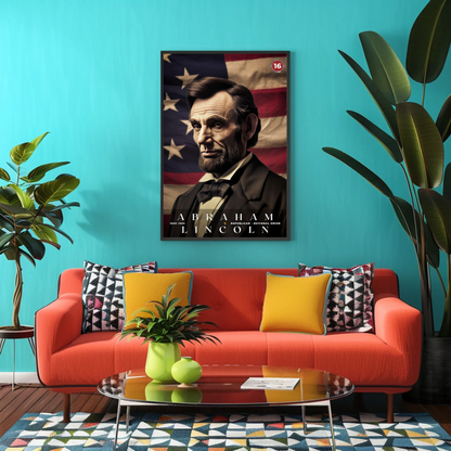 Abraham Lincoln 16th President Of The United States Portrait
