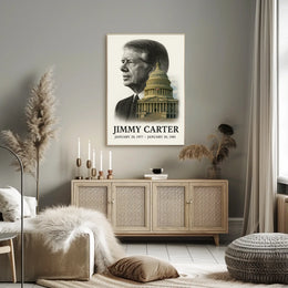 Jimmy Carter 39th President of the United States Reflections Poster